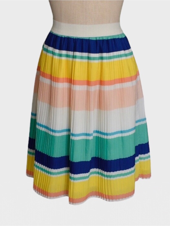 Merona Dresses & Skirts - Merona Striped Pleated Skirt